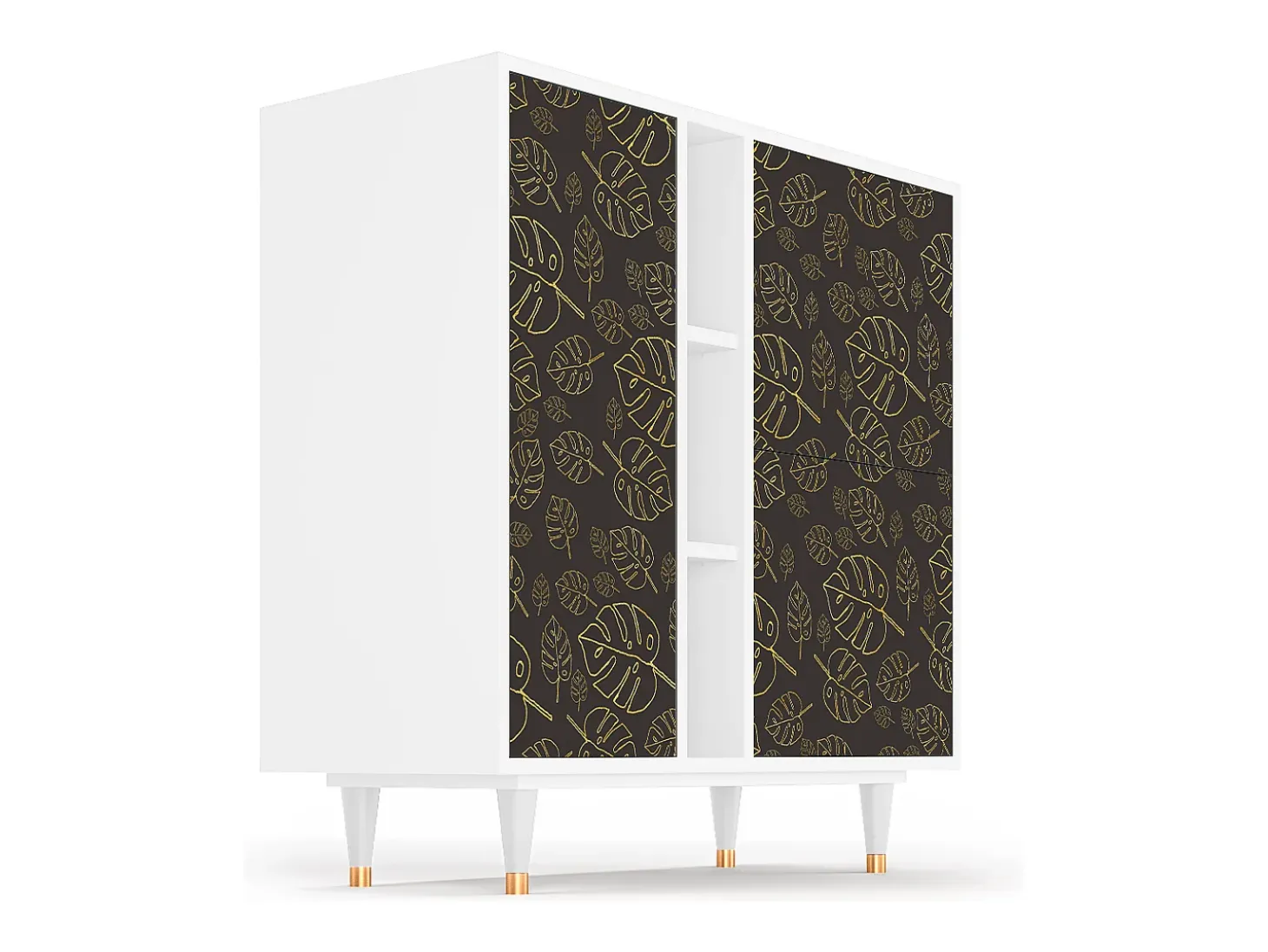 Aparador - 94х96х41 cm - BS5 - Fall Of The Leaves, Blanco