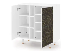 Aparador - 94х96х41 cm - BS5 - Fall Of The Leaves, Blanco