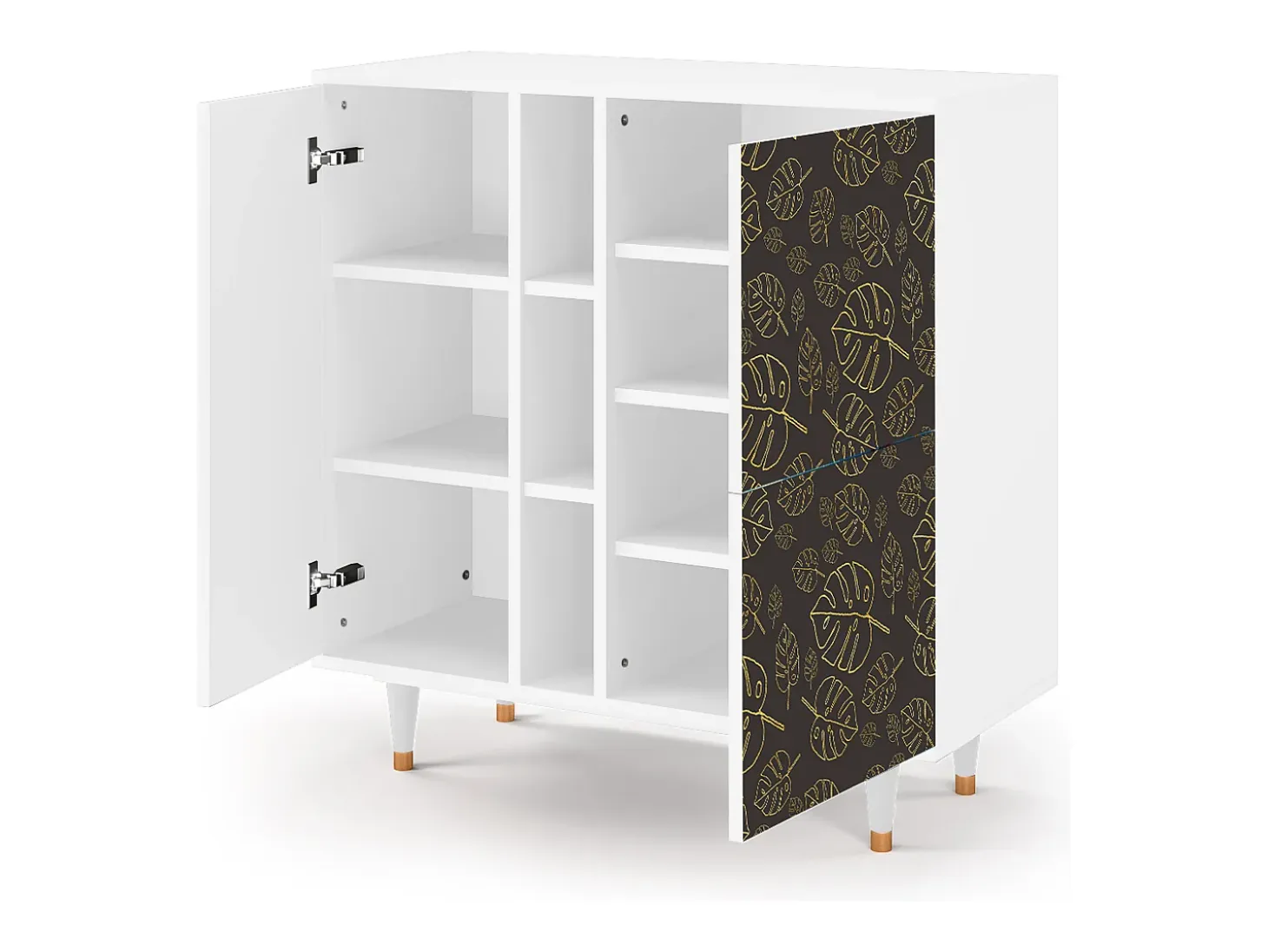 Aparador - 94х96х41 cm - BS5 - Fall Of The Leaves, Blanco