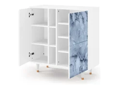 Aparador - 94х96х41 cm - BS5 - Feather Ice, Blanco