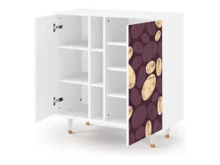 Aparador - 94х96х41 cm - BS5 - Fine Wine, Blanco