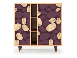 Aparador - 94х96х41 cm - BS5 - Fine Wine, Nogal
