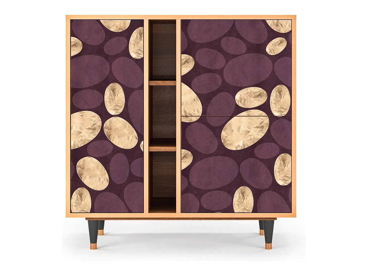 Aparador - 94х96х41 cm - BS5 - Fine Wine, Nogal