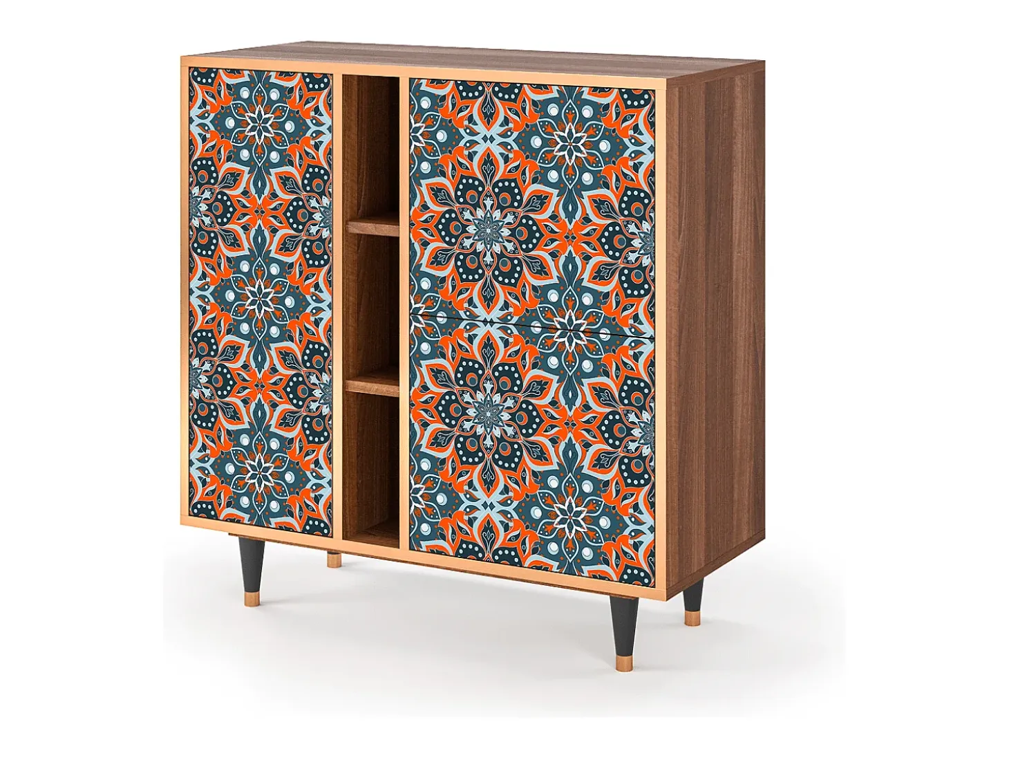 Aparador - 94х96х41 cm - BS5 - Fire Beetle, Nogal