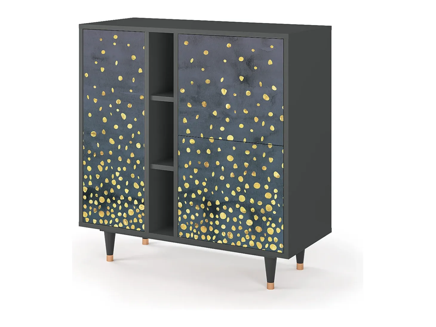Aparador - 94х96х41 cm - BS5 - Foggy Lights, Antracita