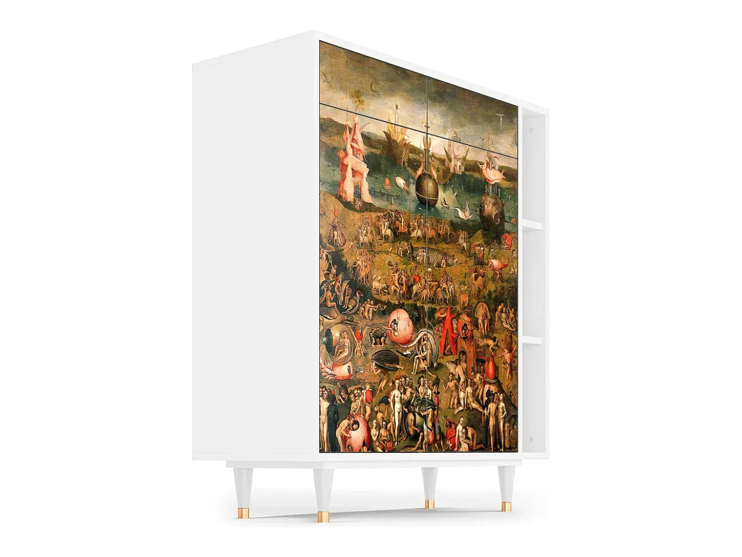 Aparador - 96х110х41 cm - BS6 - Garden of Delights , Blanco