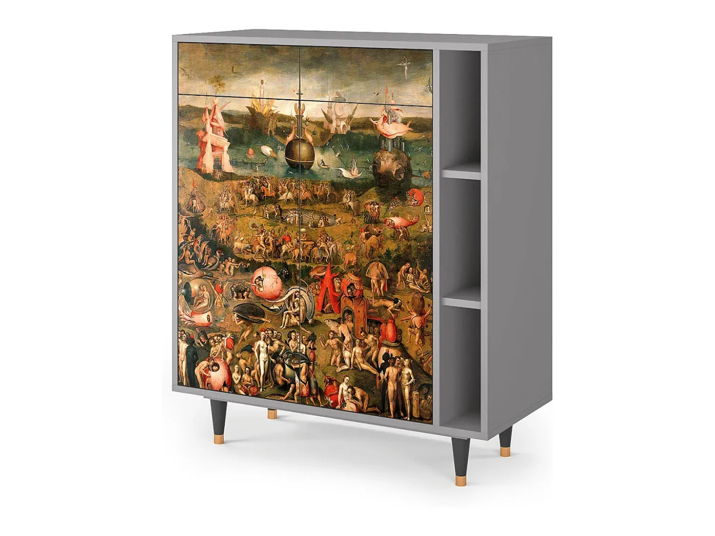 Aparador - 96х110х41 cm - BS6 - Garden of Delights , Gris