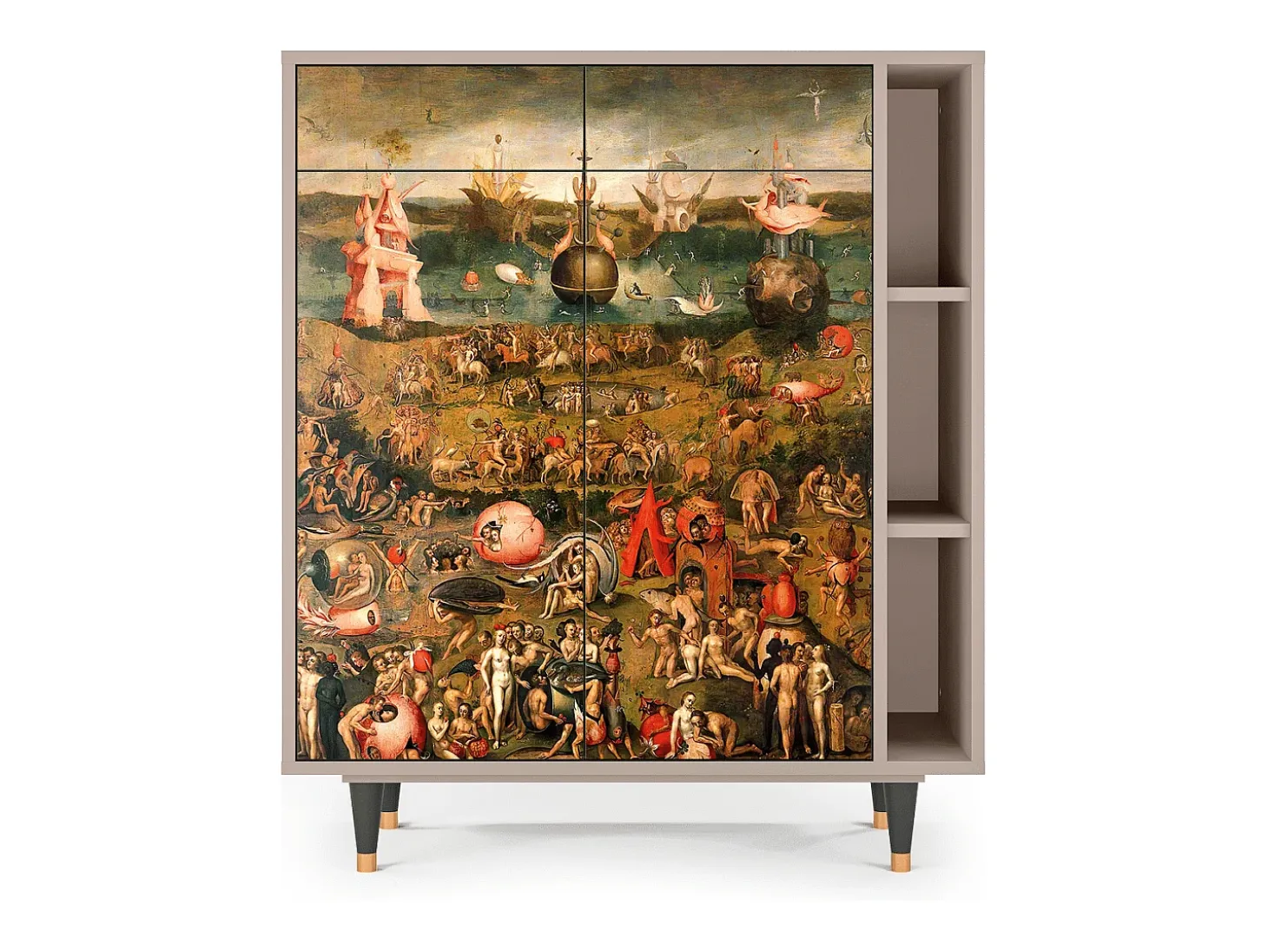 Aparador - 96х110х41 cm - BS6 - Garden of Delights , Latte