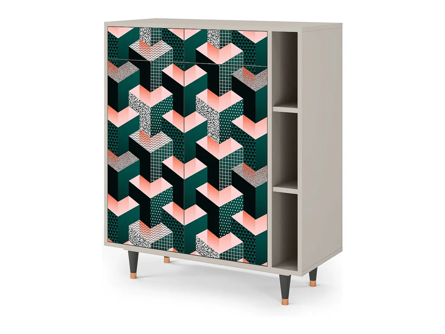 Aparador - 96х110х41 cm - BS6 - Geometric Madness, Arena