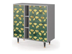 Aparador - 94х96х41 cm - BS5 - Gingko leaves, Gris