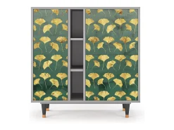 Aparador - 94х96х41 cm - BS5 - Gingko leaves, Gris