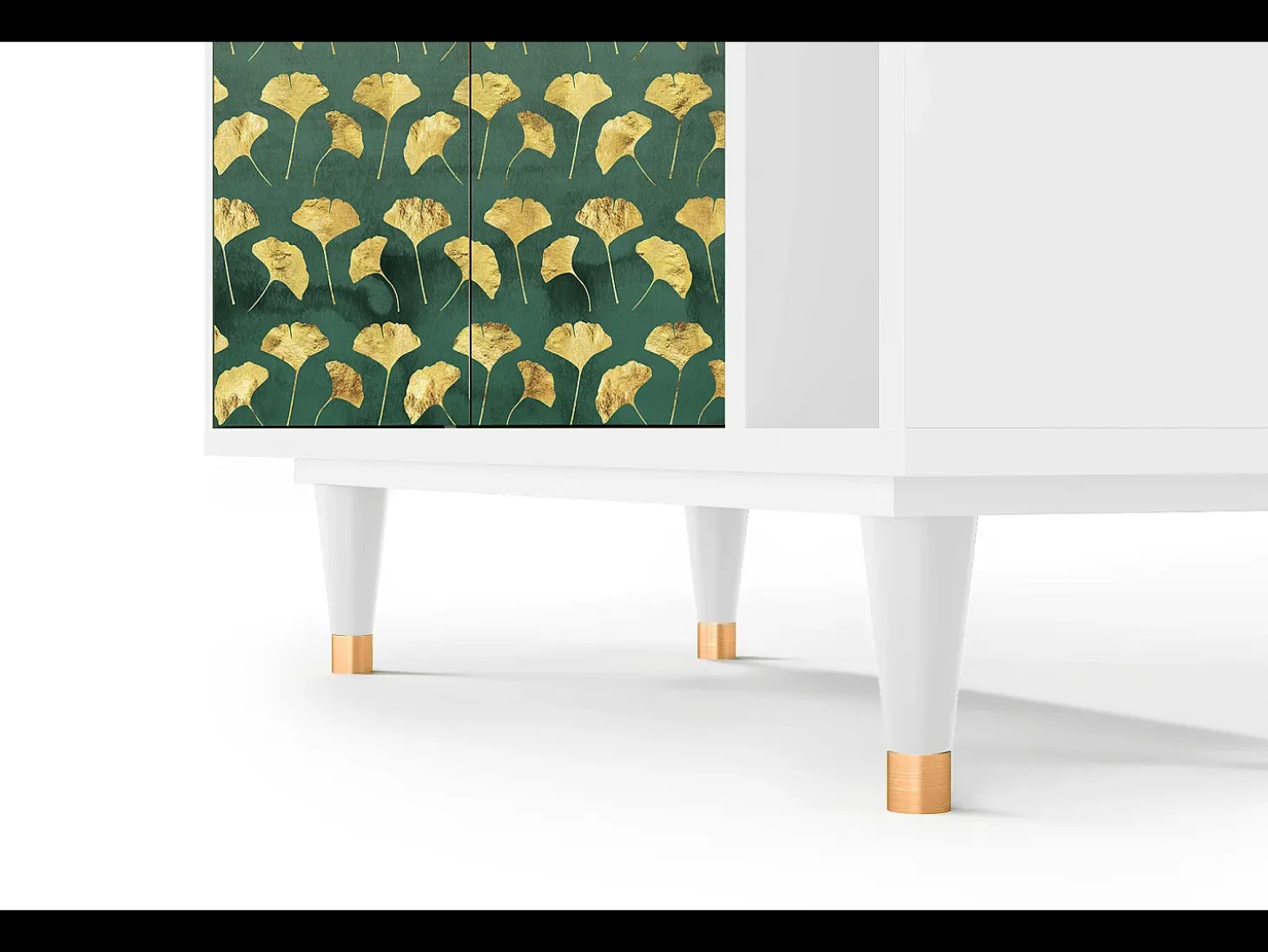 Aparador - 96х110х41 cm - BS6 - Gingko leaves, Blanco