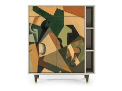 Aparador - 96х110х41 cm - BS6 - Glass and Checkerboard, Arena