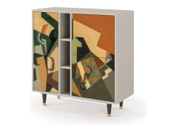 Aparador - 94х96х41 cm - BS5 - Glass and Checkerboard, Arena