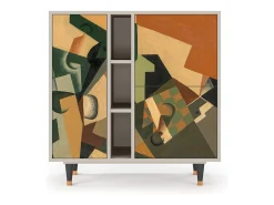 Aparador - 94х96х41 cm - BS5 - Glass and Checkerboard, Arena