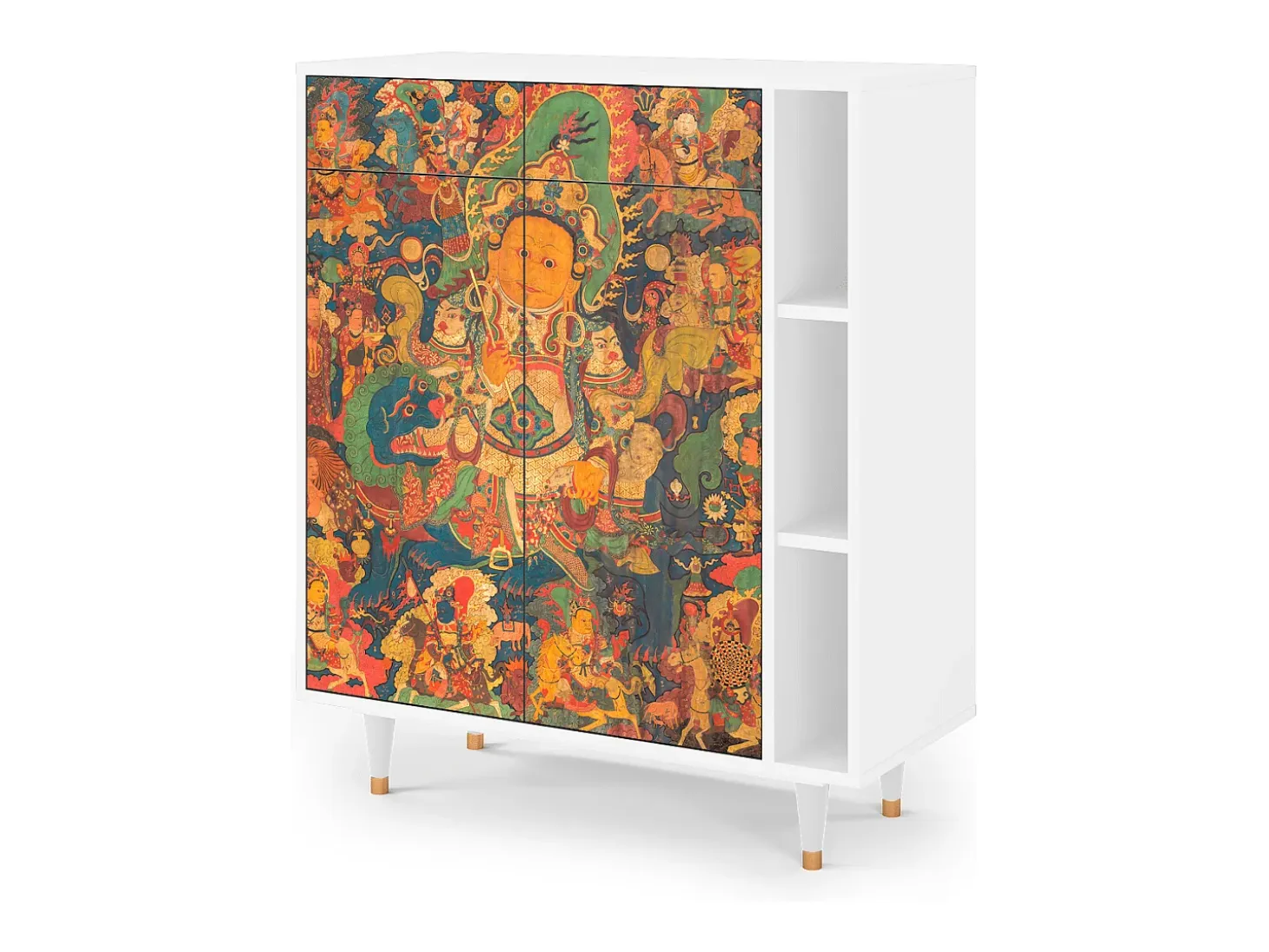 Aparador - 96х110х41 cm - BS6 - God by Vaisravana , Blanco
