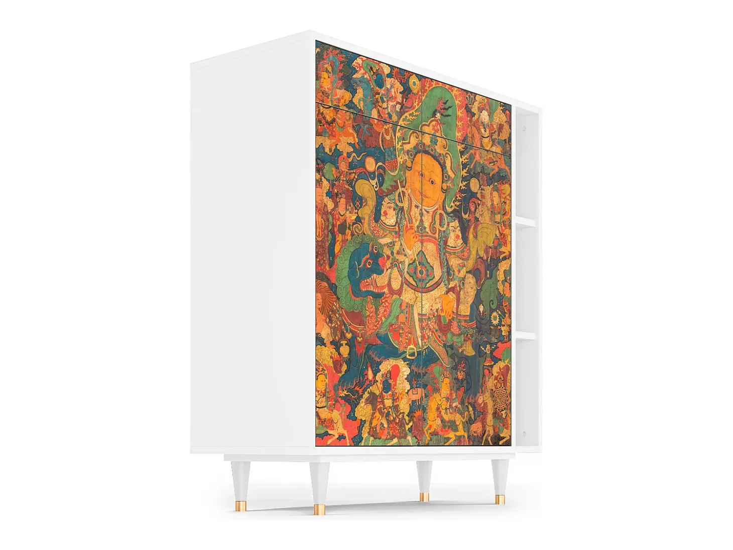 Aparador - 96х110х41 cm - BS6 - God by Vaisravana , Blanco