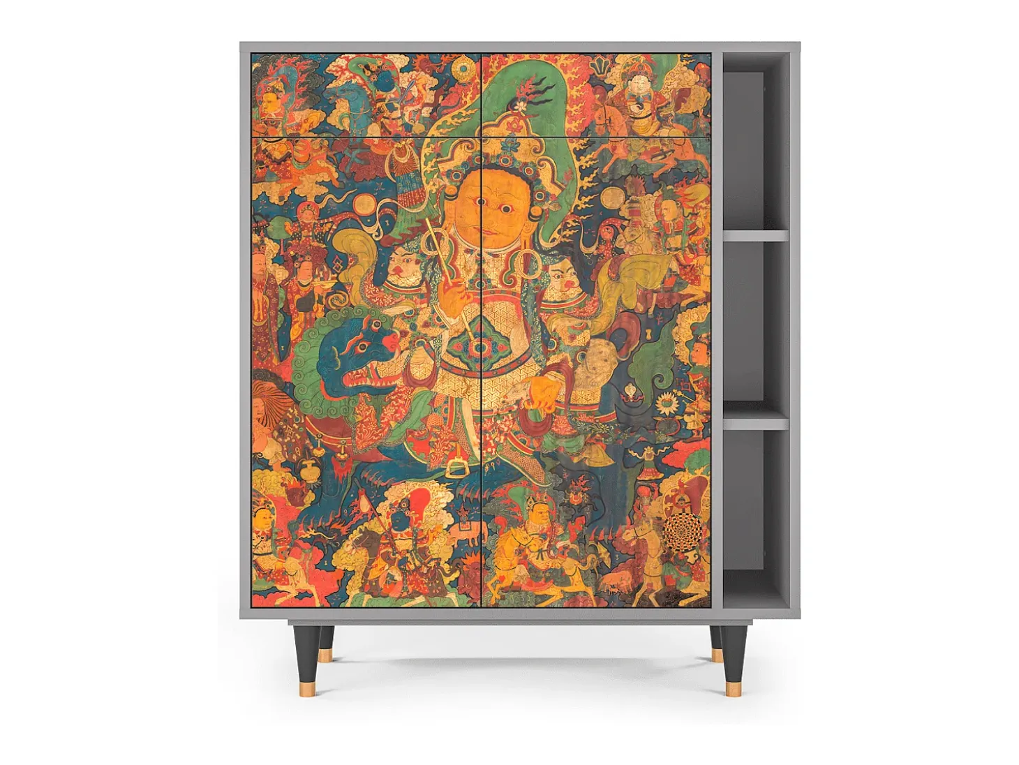 Aparador - 96х110х41 cm - BS6 - God by Vaisravana , Gris