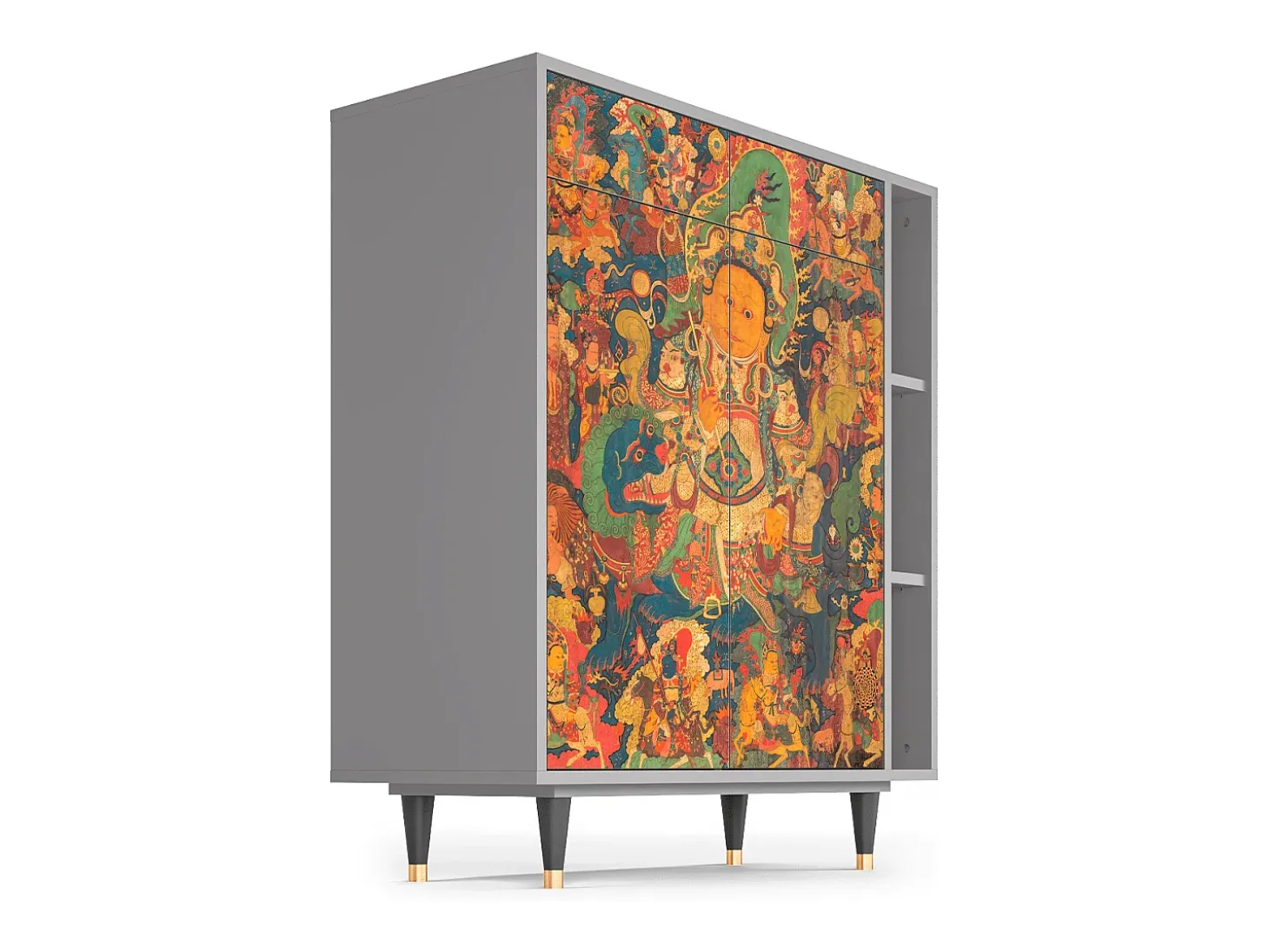 Aparador - 96х110х41 cm - BS6 - God by Vaisravana , Gris