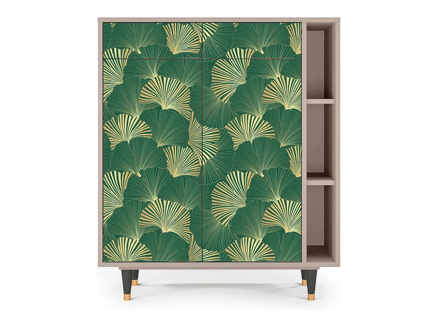 Aparador - 96х110х41 cm - BS6 - Gold Ginkgo, Latte