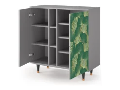 Aparador - 94х96х41 cm - BS5 - Gold Ginkgo, Gris