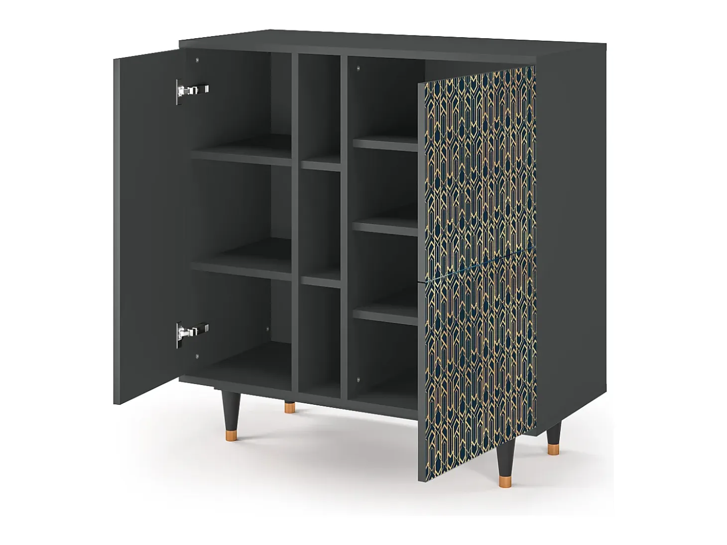 Aparador - 94х96х41 cm - BS5 - Golden Empire, Antracita