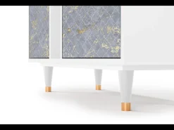 Aparador - 94х96х41 cm - BS5 - Golden Smoke, Blanco