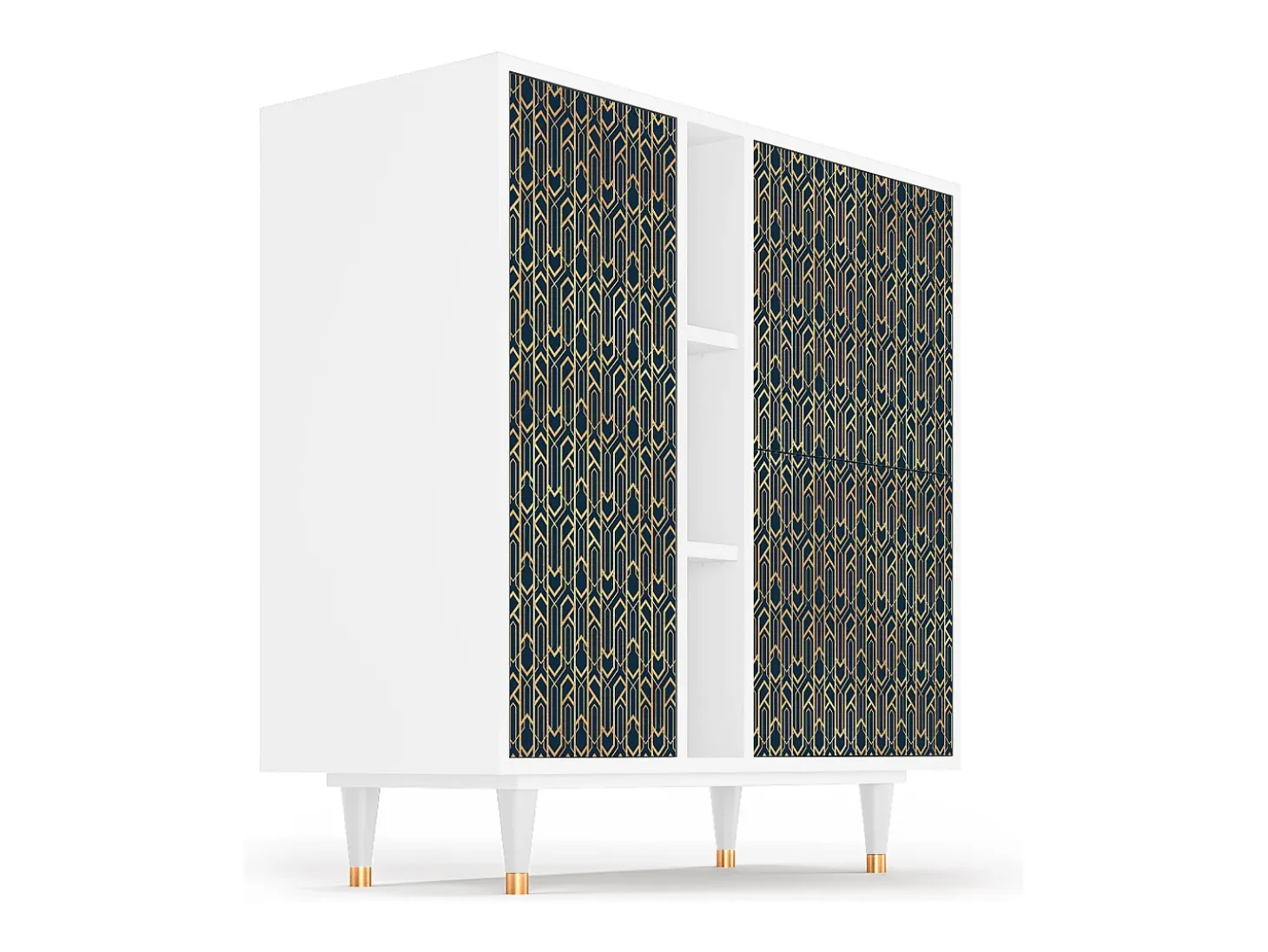 Aparador - 94х96х41 cm - BS5 - Golden Empire, Blanco