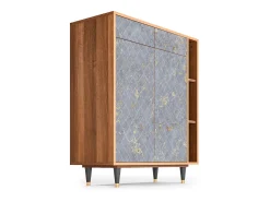 Aparador - 96х110х41 cm - BS6 - Golden Smoke, Nogal