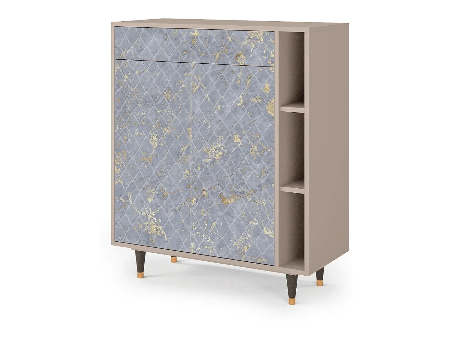 Aparador - 96х110х41 cm - BS6 - Golden Smoke, Latte