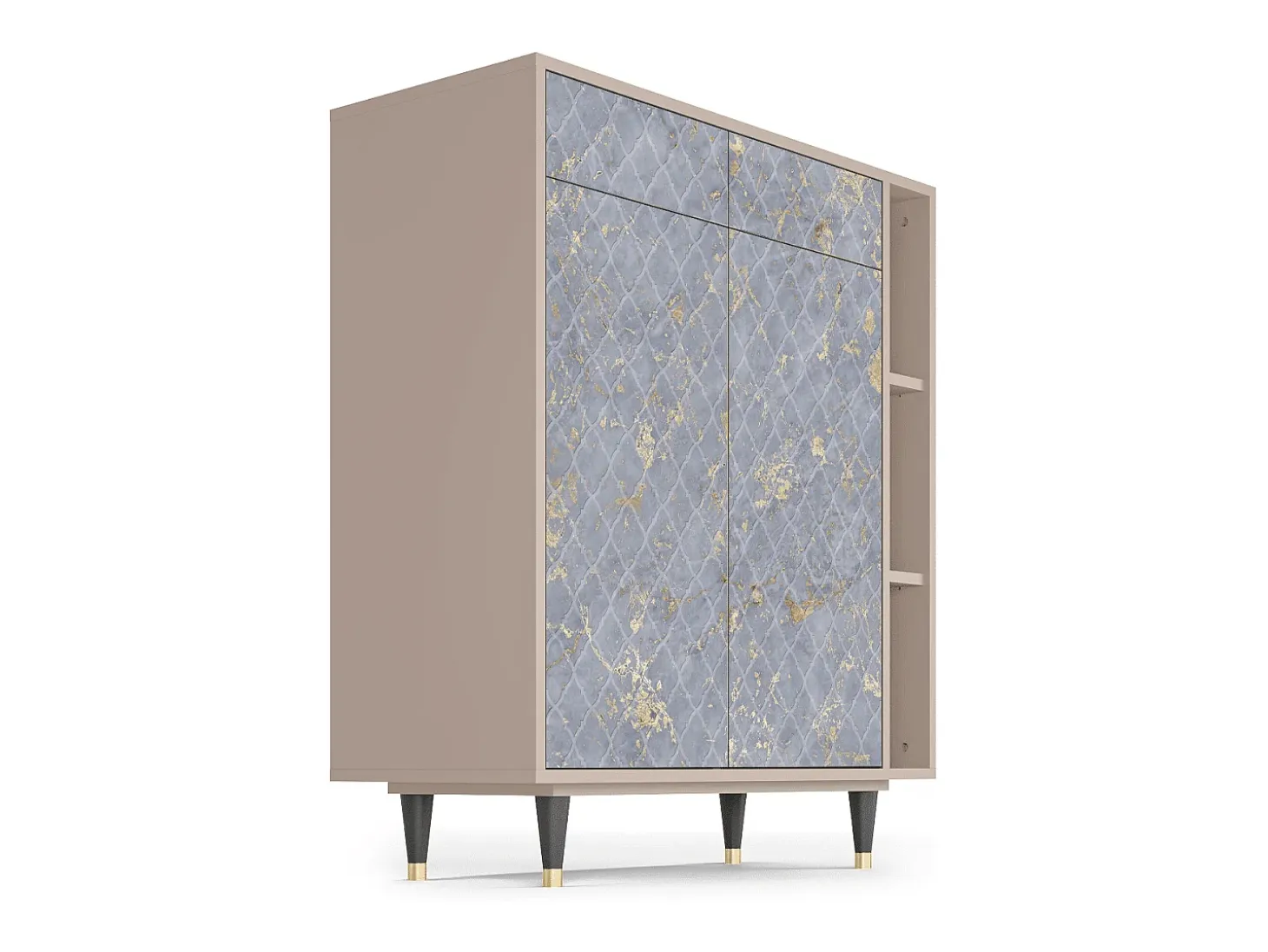 Aparador - 96х110х41 cm - BS6 - Golden Smoke, Latte