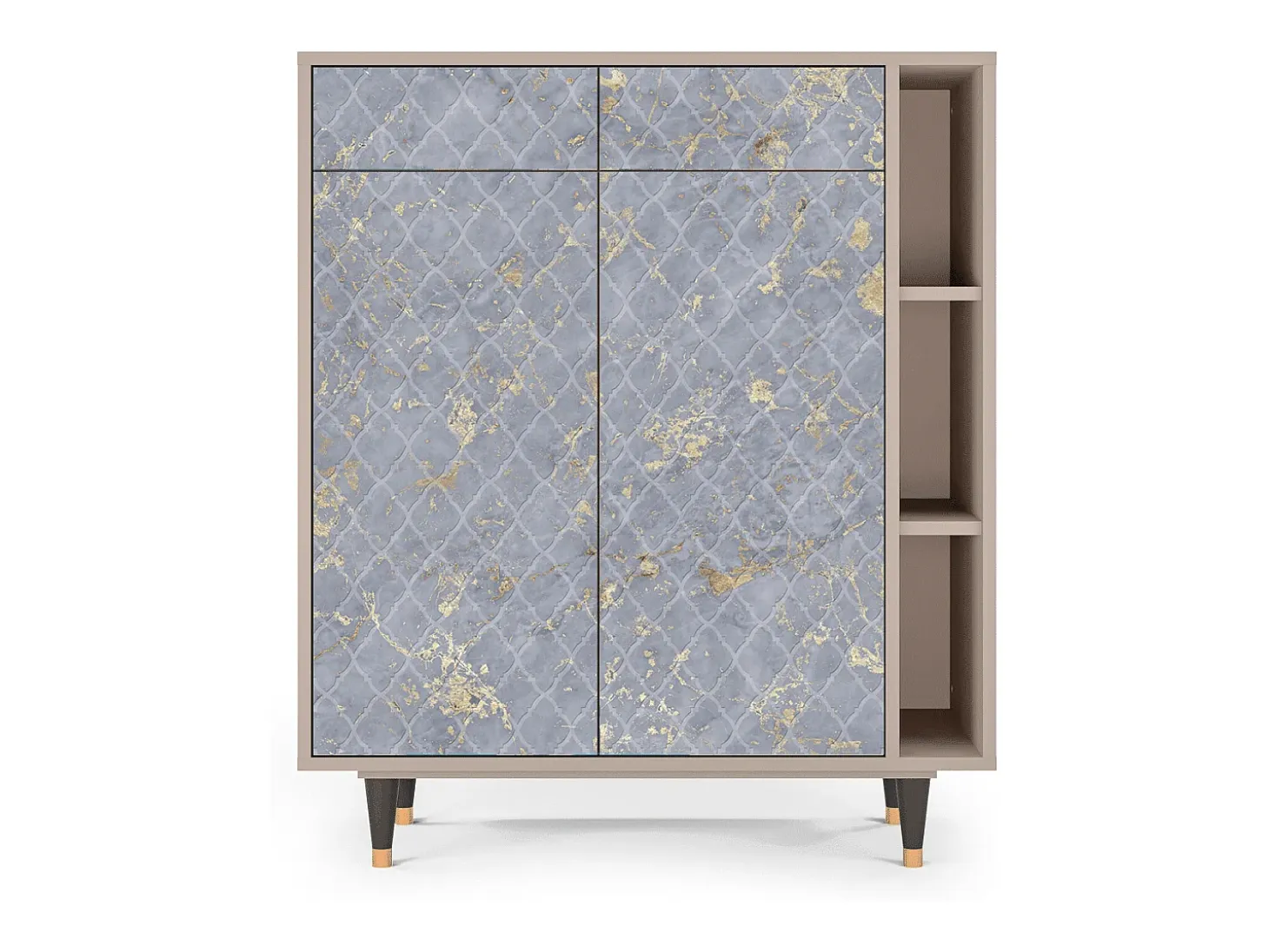 Aparador - 96х110х41 cm - BS6 - Golden Smoke, Latte