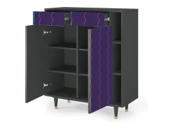 Aparador - 96х110х41 cm - BS6 - Grape Maccaroni, Antracita