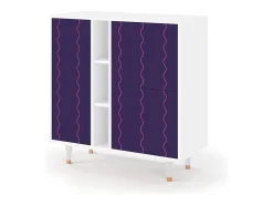 Aparador - 94х96х41 cm - BS5 - Grape Maccaroni, Blanco
