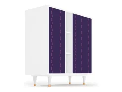 Aparador - 94х96х41 cm - BS5 - Grape Maccaroni, Blanco