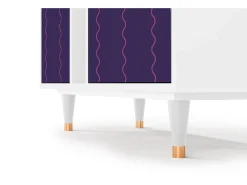 Aparador - 94х96х41 cm - BS5 - Grape Maccaroni, Blanco