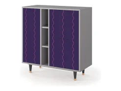 Aparador - 94х96х41 cm - BS5 - Grape Maccaroni, Gris