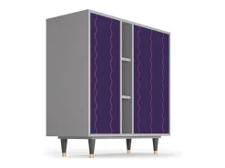 Aparador - 94х96х41 cm - BS5 - Grape Maccaroni, Gris