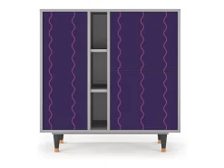 Aparador - 94х96х41 cm - BS5 - Grape Maccaroni, Gris