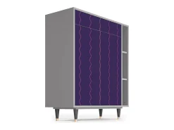 Aparador - 96х110х41 cm - BS6 - Grape Maccaroni, Gris