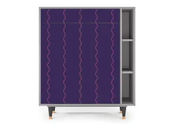 Aparador - 96х110х41 cm - BS6 - Grape Maccaroni, Gris