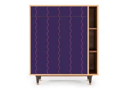 Aparador - 96х110х41 cm - BS6 - Grape Maccaroni, Nogal