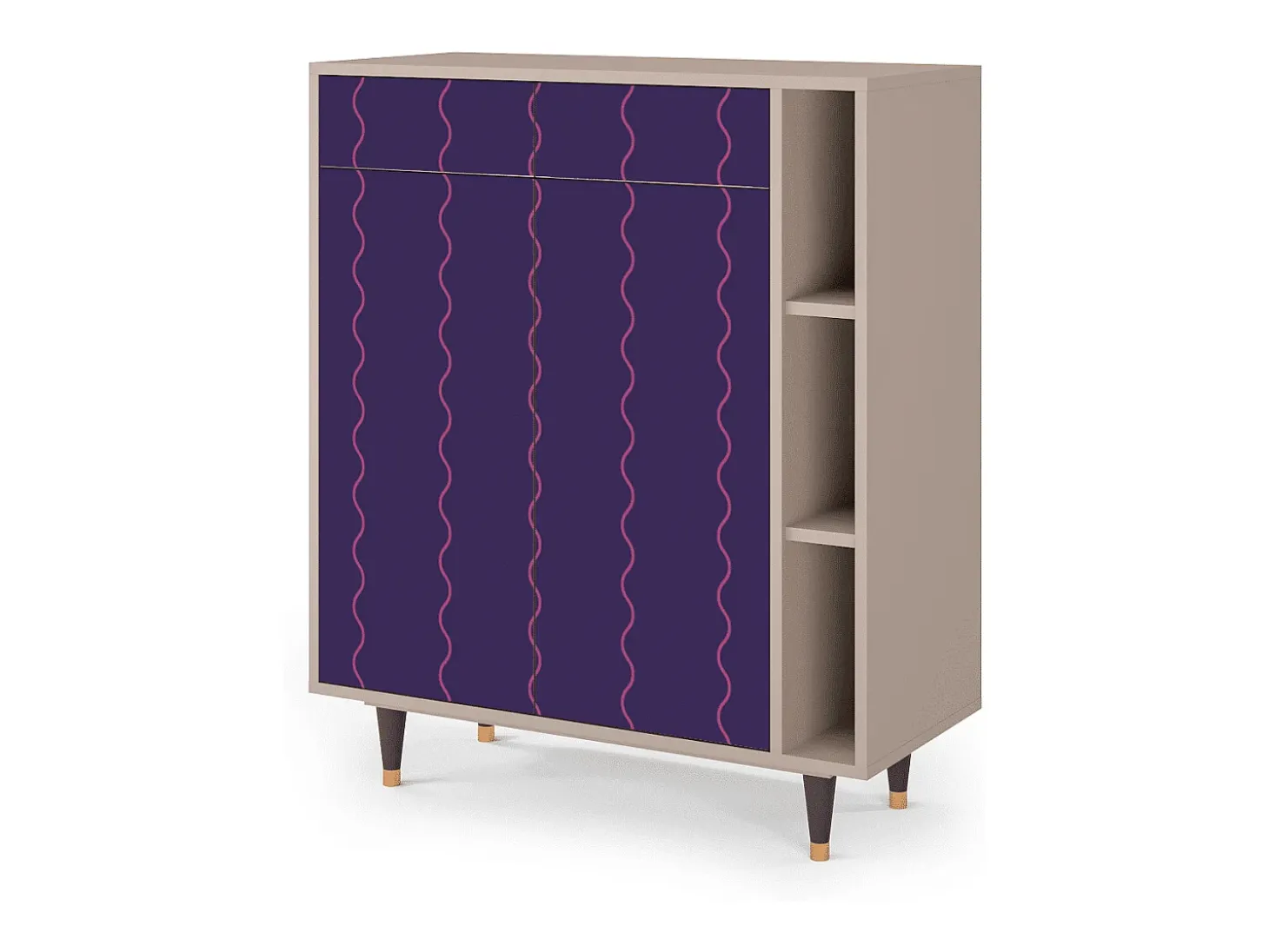 Aparador - 96х110х41 cm - BS6 - Grape Maccaroni, Latte