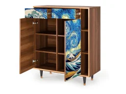 Aparador - 96х110х41 cm - BS6 - Great Wave, Nogal