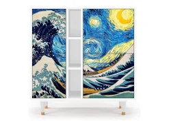Aparador - 94х96х41 cm - BS5 - Great Wave, Blanco