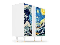 Aparador - 94х96х41 cm - BS5 - Great Wave, Blanco