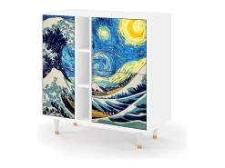 Aparador - 94х96х41 cm - BS5 - Great Wave, Blanco