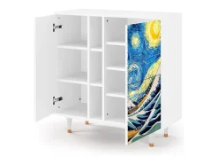 Aparador - 94х96х41 cm - BS5 - Great Wave, Blanco