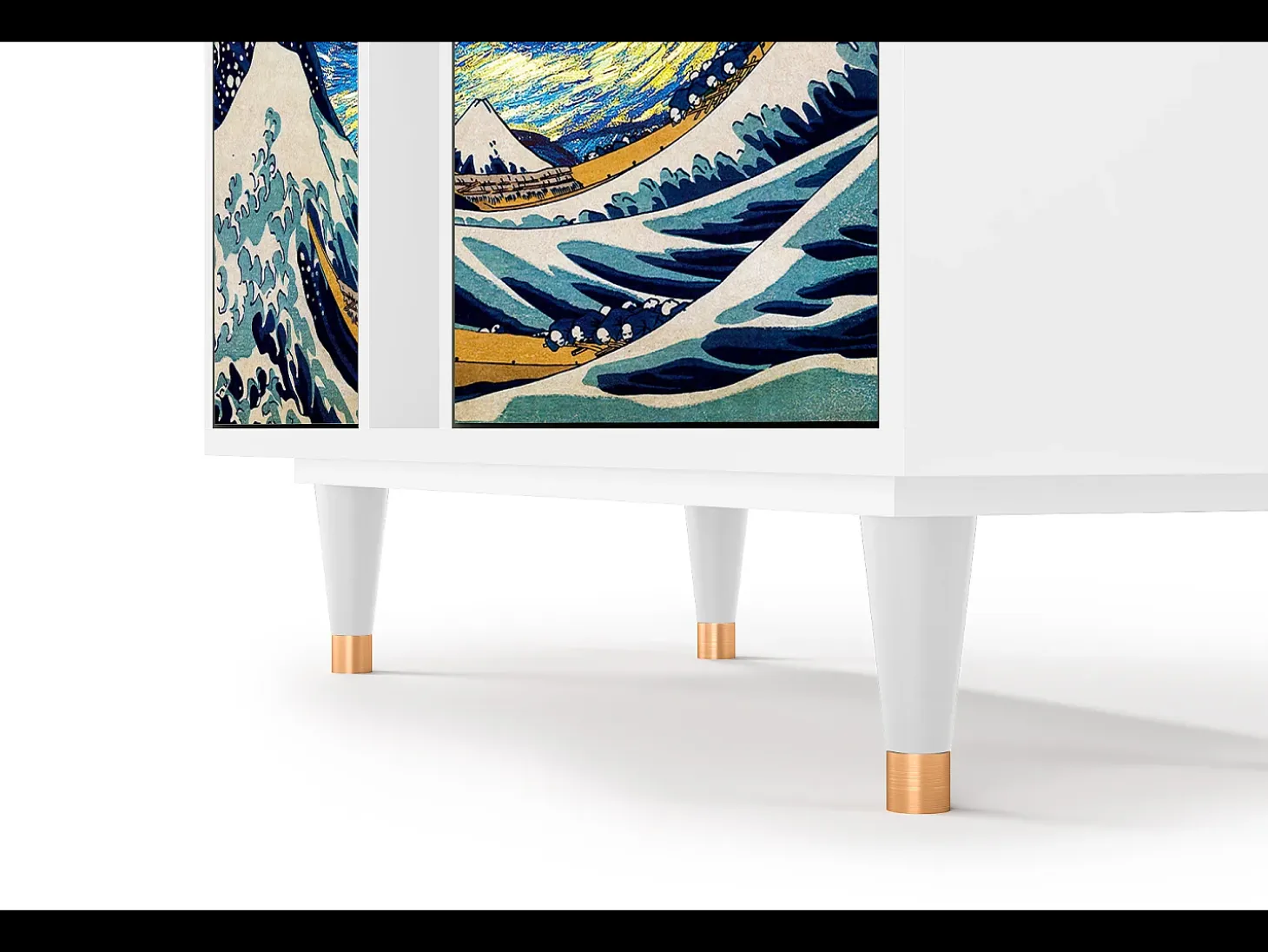 Aparador - 94х96х41 cm - BS5 - Great Wave, Blanco