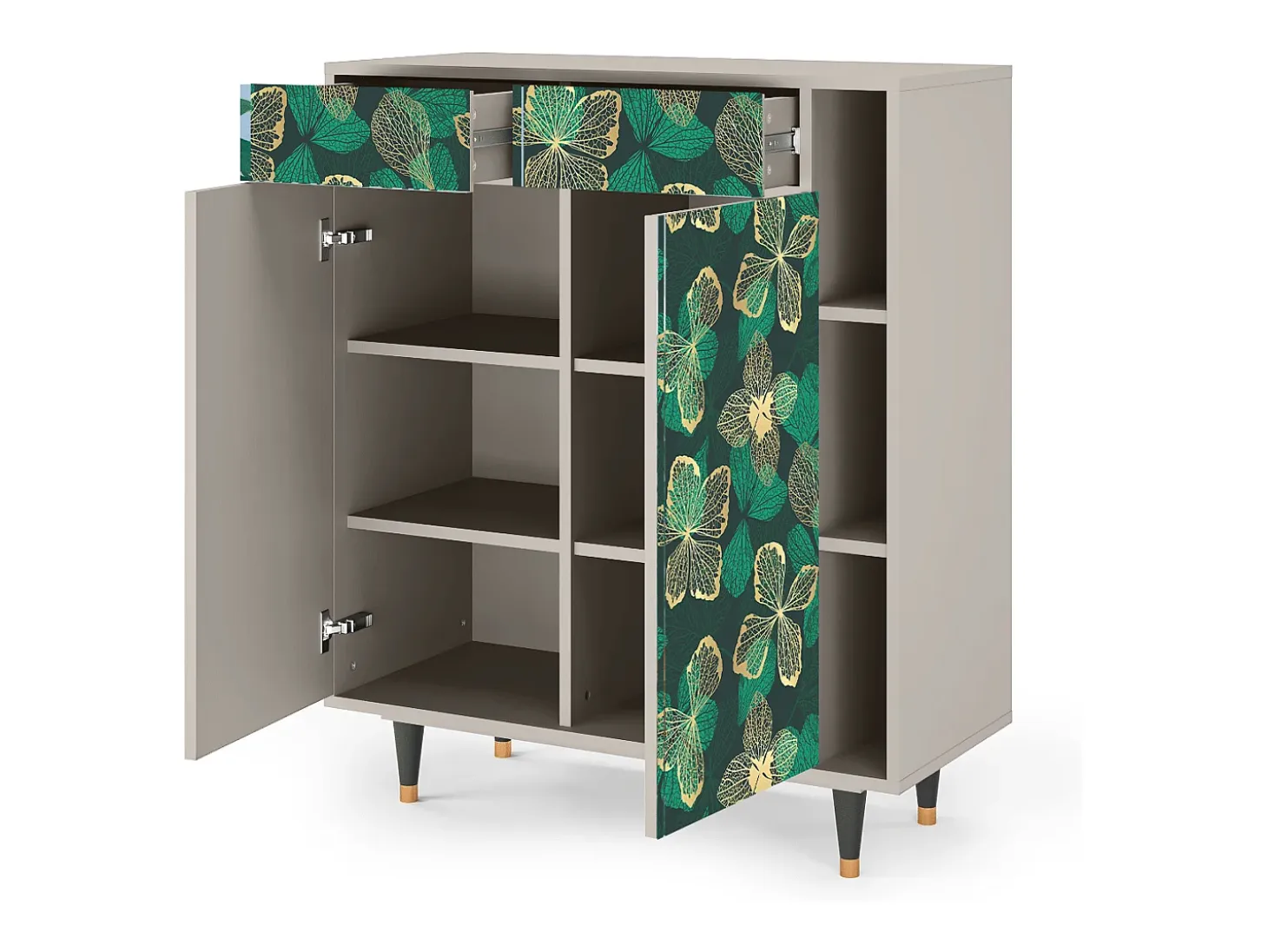 Aparador - 96х110х41 cm - BS6 - Green Flower, Arena